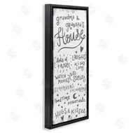 Stupell Studio | Grandparents House Fun Family