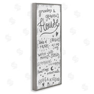 Stupell Studio | Grandparents House Fun Family