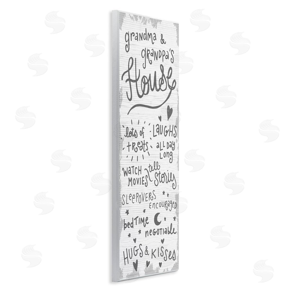 Grandparents House Fun Family Wood Plaque Wall Art, Home Decor by Stupell Studio