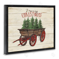 Jo Moulton | Merry Christmas Tree Wagon