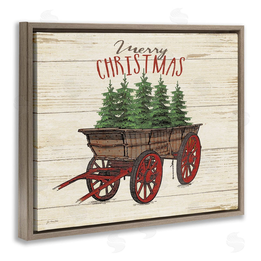 Jo Moulton | Merry Christmas Tree Wagon