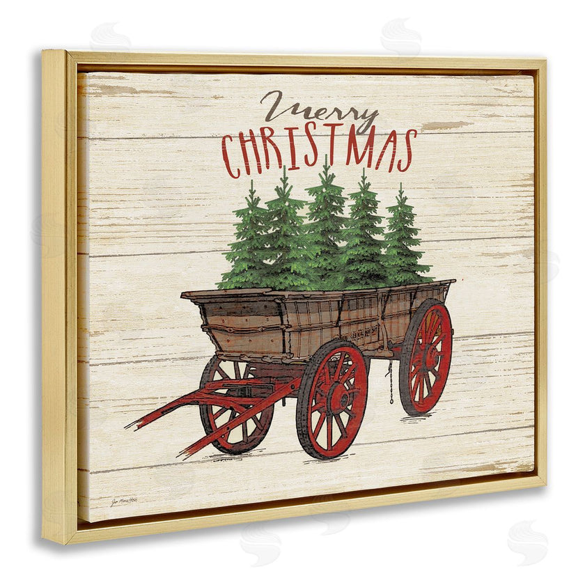 Jo Moulton | Merry Christmas Tree Wagon