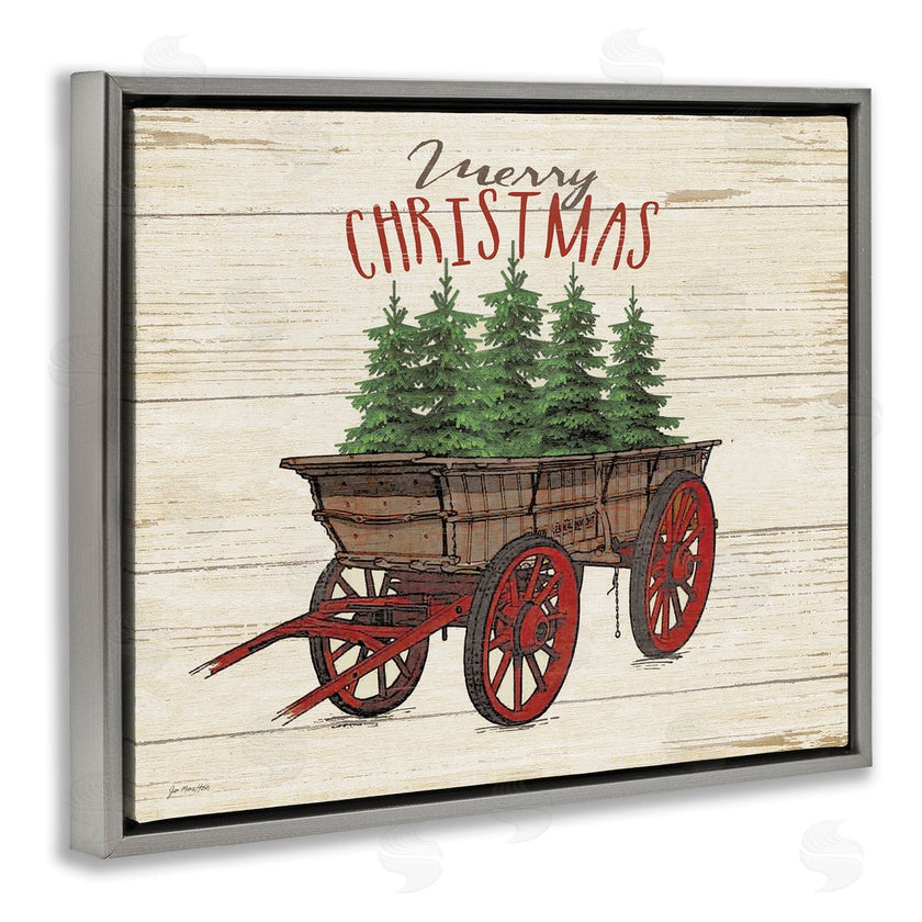 Jo Moulton | Merry Christmas Tree Wagon