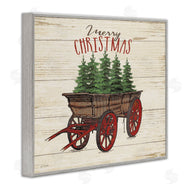 Jo Moulton | Merry Christmas Tree Wagon