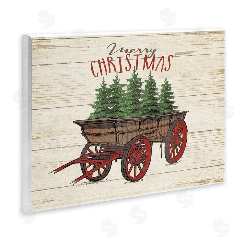 Jo Moulton | Merry Christmas Tree Wagon