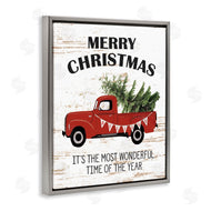 Lettered and Lined | Christmas Most Wonderful Time Vintage Truck