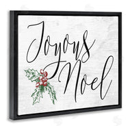 Stupell Studio | Joyous Noel Christmas Botanicals