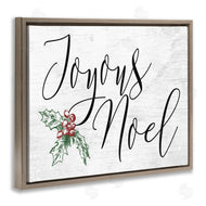 Stupell Studio | Joyous Noel Christmas Botanicals