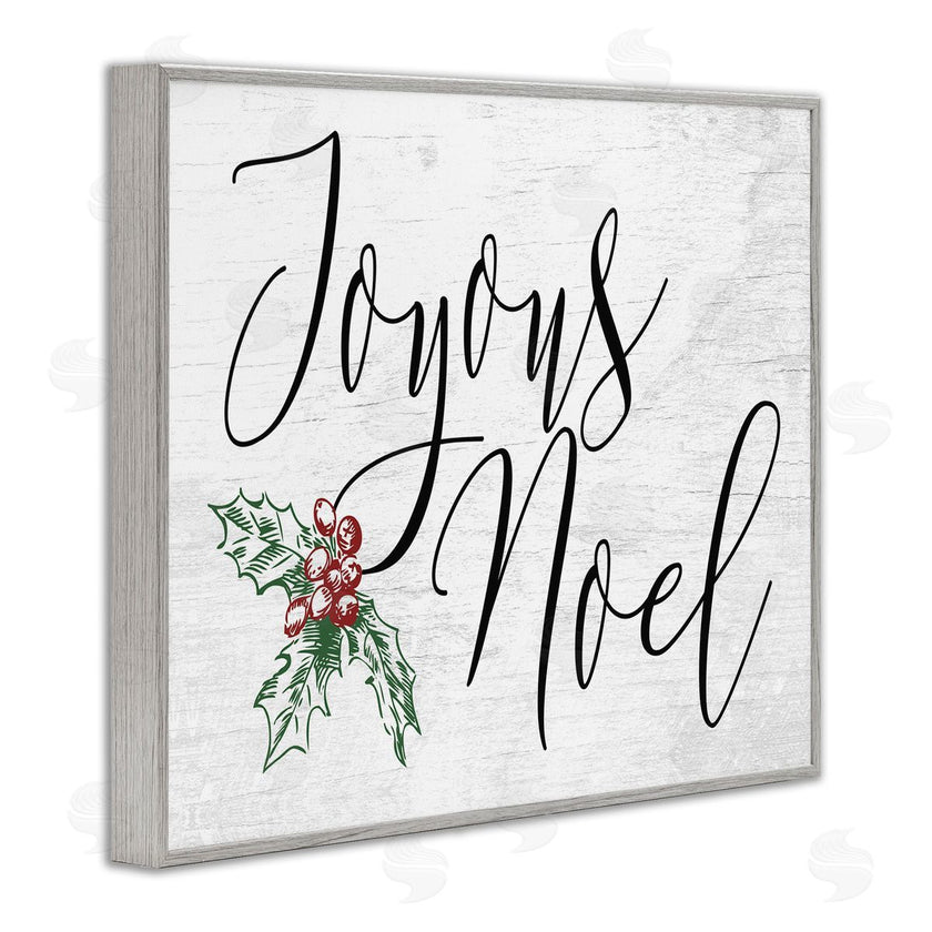 Stupell Studio | Joyous Noel Christmas Botanicals