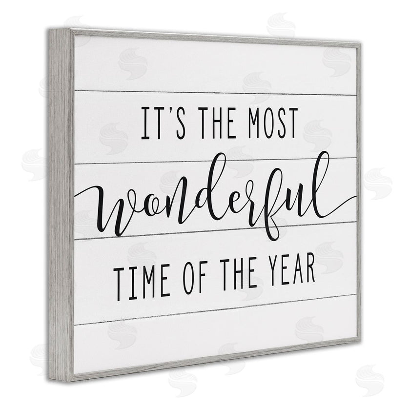Lettered and Lined | Most Wonderful Time Rustic Chic