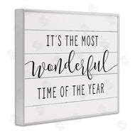Lettered and Lined | Most Wonderful Time Rustic Chic