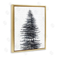 Lettered and Lined | Snow Dusted Christmas Tree