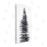Lettered and Lined | Snow Dusted Christmas Tree
