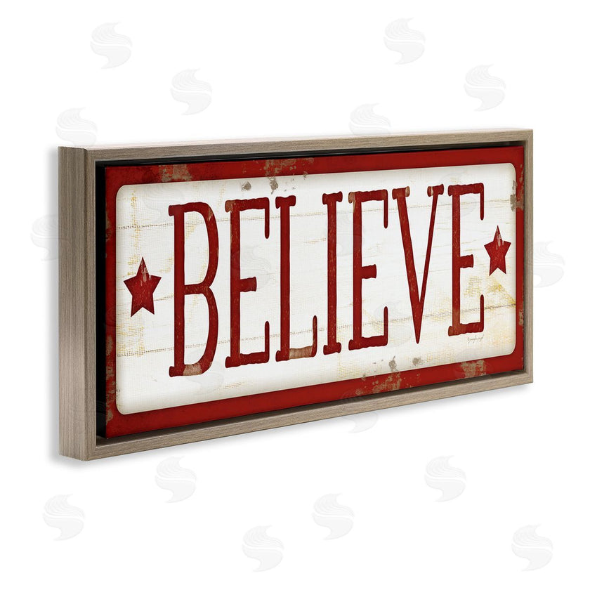 Jennifer Pugh | Believe Red Christmas Phrase