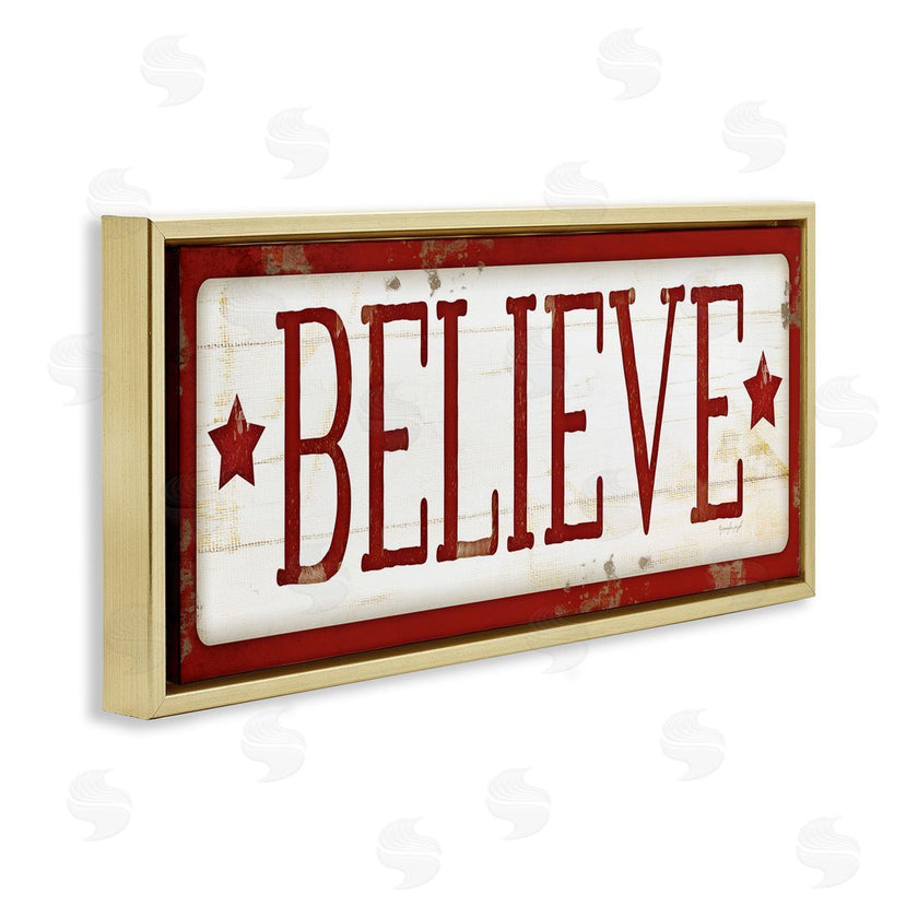 Jennifer Pugh | Believe Red Christmas Phrase