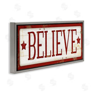 Jennifer Pugh | Believe Red Christmas Phrase