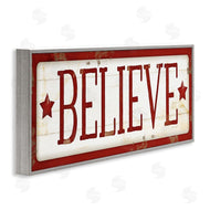 Jennifer Pugh | Believe Red Christmas Phrase
