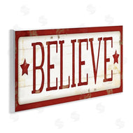 Jennifer Pugh | Believe Red Christmas Phrase