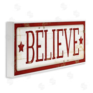 Jennifer Pugh | Believe Red Christmas Phrase