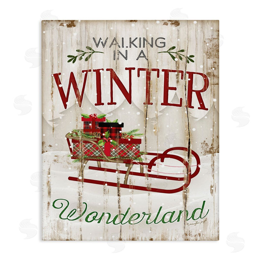 Jennifer Pugh | Rustic Winter Wonderland Sleigh