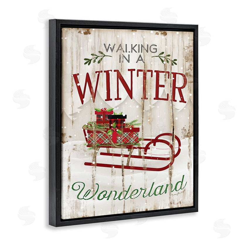 Jennifer Pugh | Rustic Winter Wonderland Sleigh