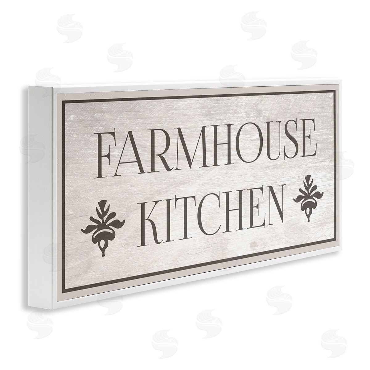 Farmhouse Kitchen Typography White Frame Print Wall Art, Home Decor by Stupell Studio
