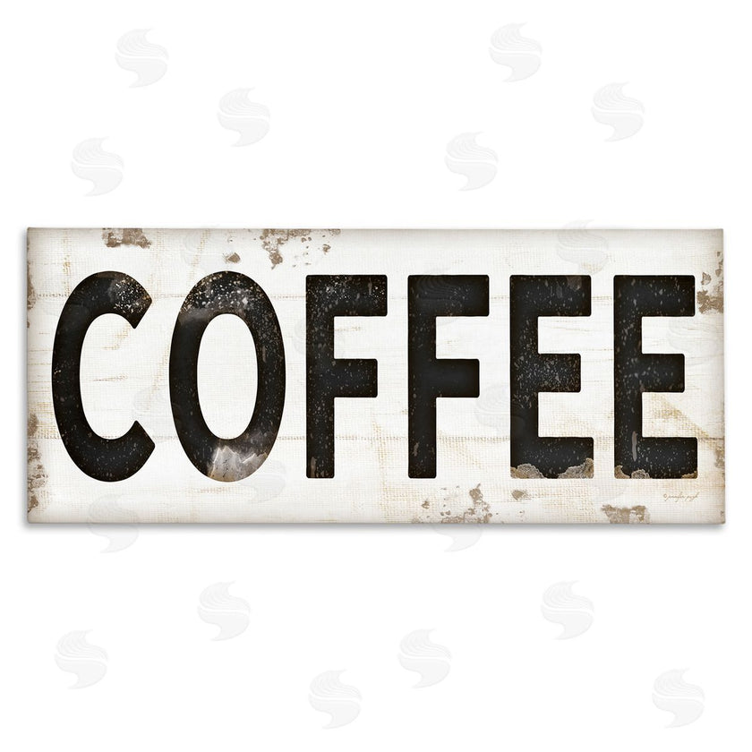 Jennifer Pugh | Coffee Typography Vintage Sign