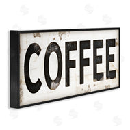 Jennifer Pugh | Coffee Typography Vintage Sign