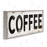 Jennifer Pugh | Coffee Typography Vintage Sign