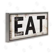 Jennifer Pugh | Eat Typography Vintage Sign