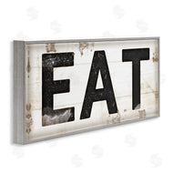 Jennifer Pugh | Eat Typography Vintage Sign