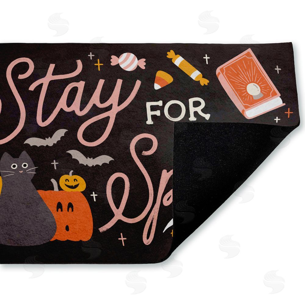Laura Marshall Stay for Spell Halloween Welcome Unwoven Outdoor Door Mat
