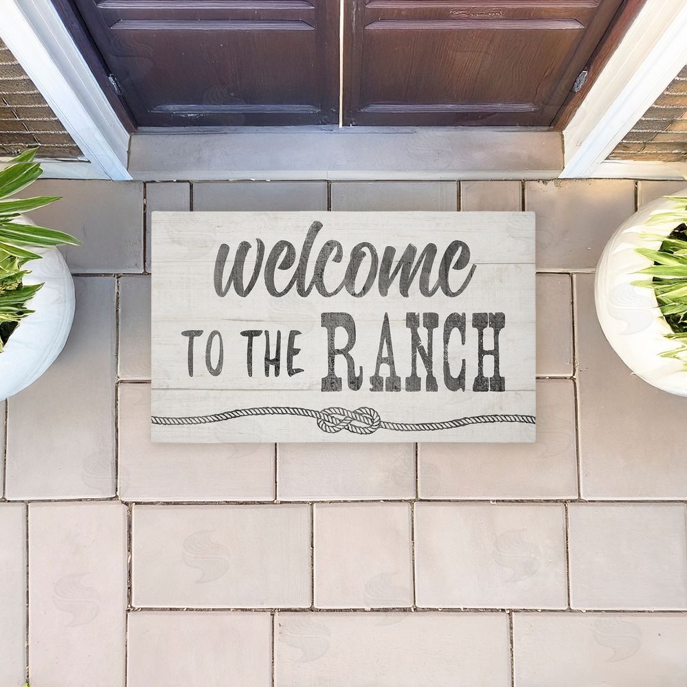 CAD Designs Rustic Welcome Ranch Entry Unwoven Outdoor Door Mat