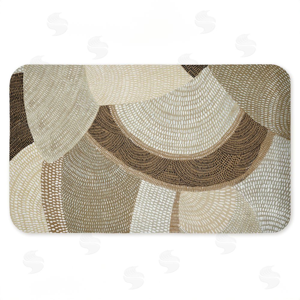 Emma Peal Mystic Neutral Patterns Kitchen Floor Mat