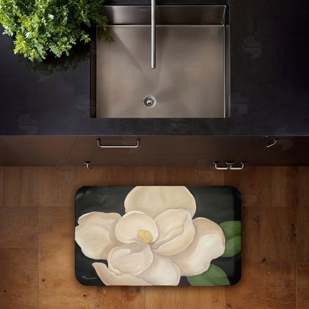 Paul Brent Vintage Magnolia Grandiflora Kitchen Floor Mat