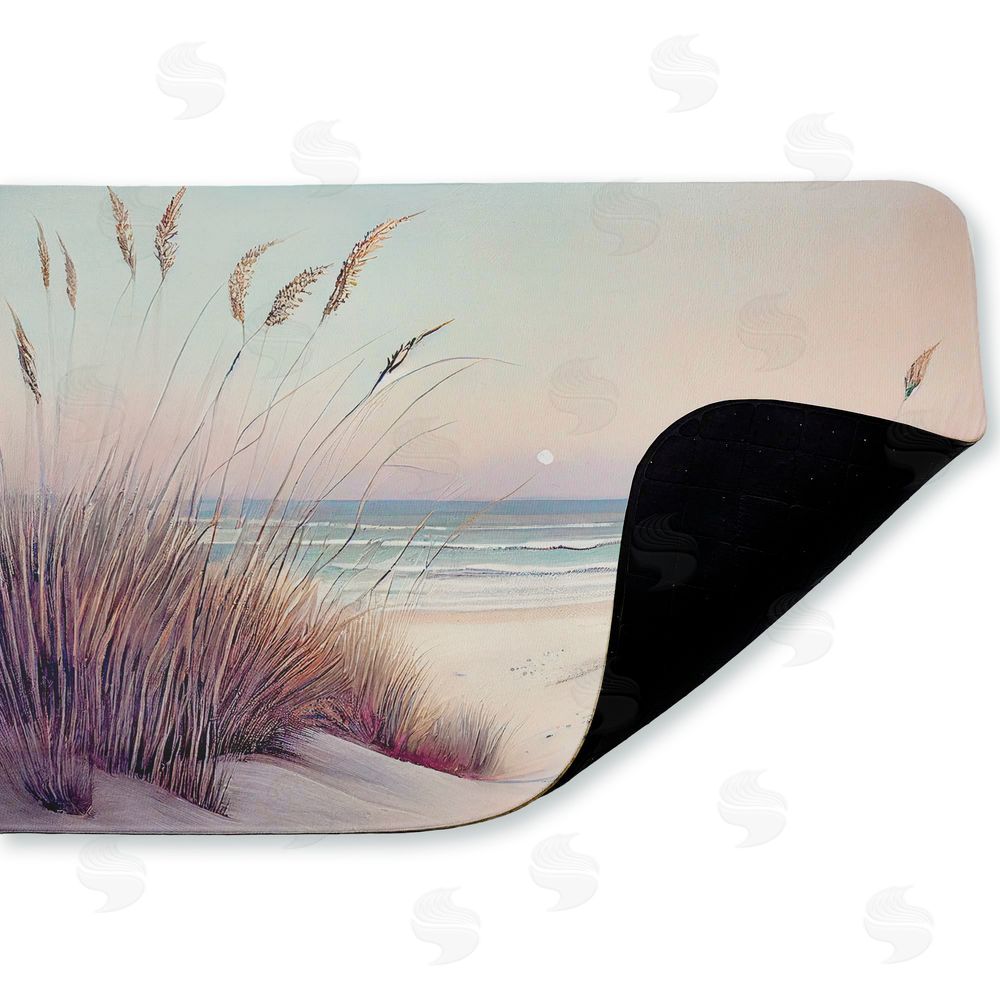 Sasha Smooth Sunset Beach Dunes Kitchen Floor Mat