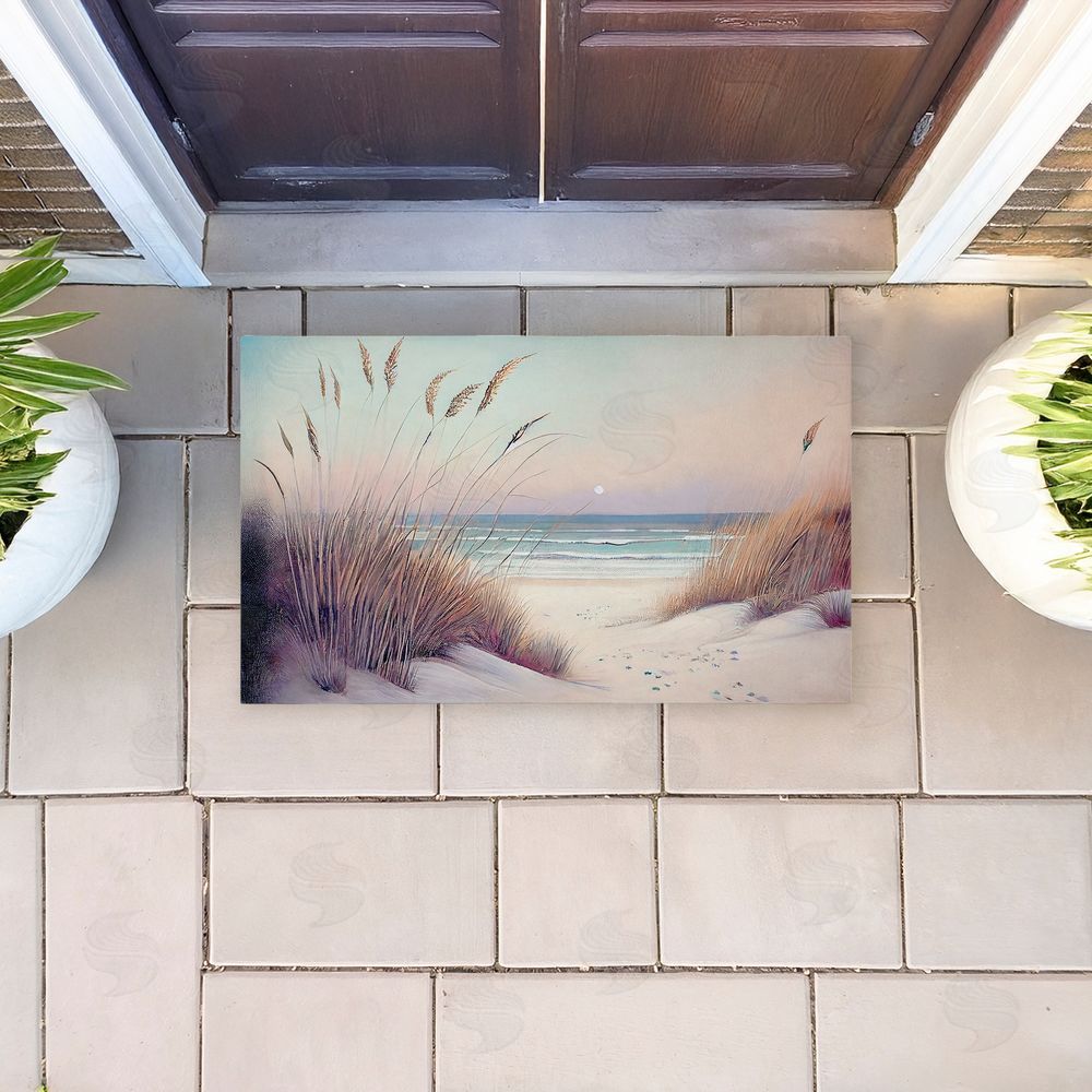 Sasha Smooth Sunset Beach Dunes Unwoven Outdoor Door Mat