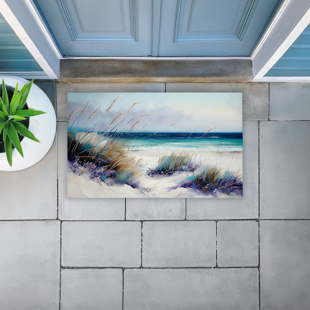Sasha Windblown Beach Grasses Unwoven Outdoor Door Mat