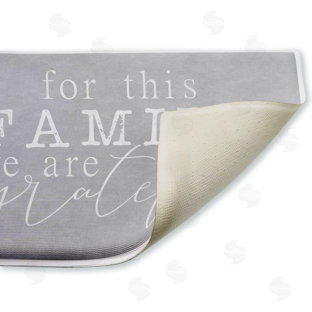 Jaxn Blvd. For This Family Gratitude Plush Bathroom Floor Mat