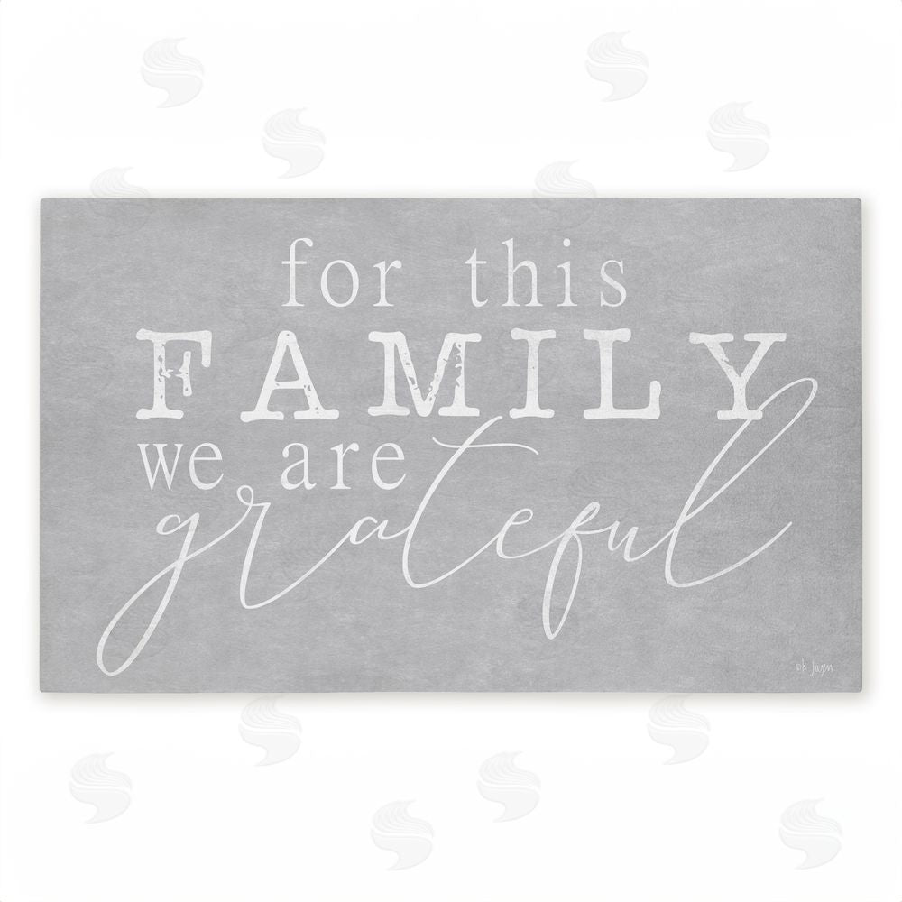 Jaxn Blvd. For This Family Gratitude Unwoven Outdoor Door Mat