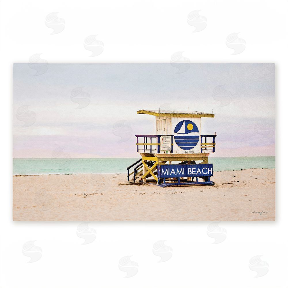 Seven Trees Design Miami Beach Lifeguard Hut Unwoven Outdoor Door Mat