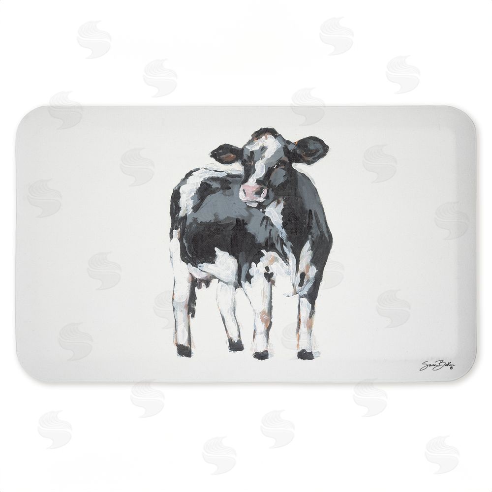 Sara Baker Standing Country Cow Kitchen Floor Mat