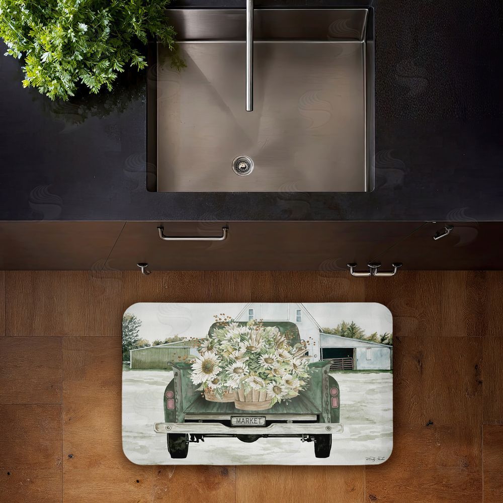 Cindy Jacobs Country Flower Delivery Kitchen Floor Mat