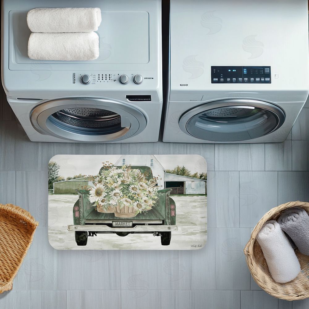 Cindy Jacobs Country Flower Delivery Kitchen Floor Mat