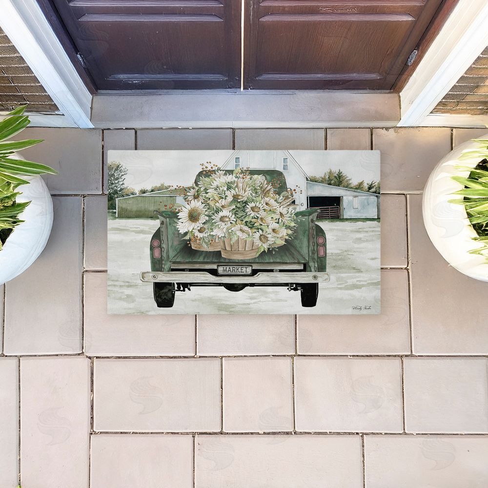 Cindy Jacobs Country Flower Delivery Unwoven Outdoor Door Mat