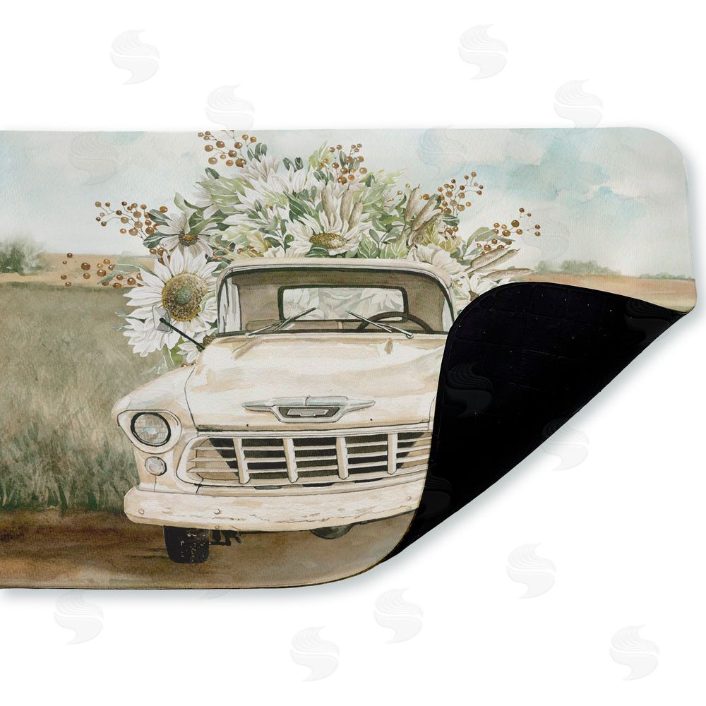 Cindy Jacobs Vintage Flower Delivery Kitchen Floor Mat