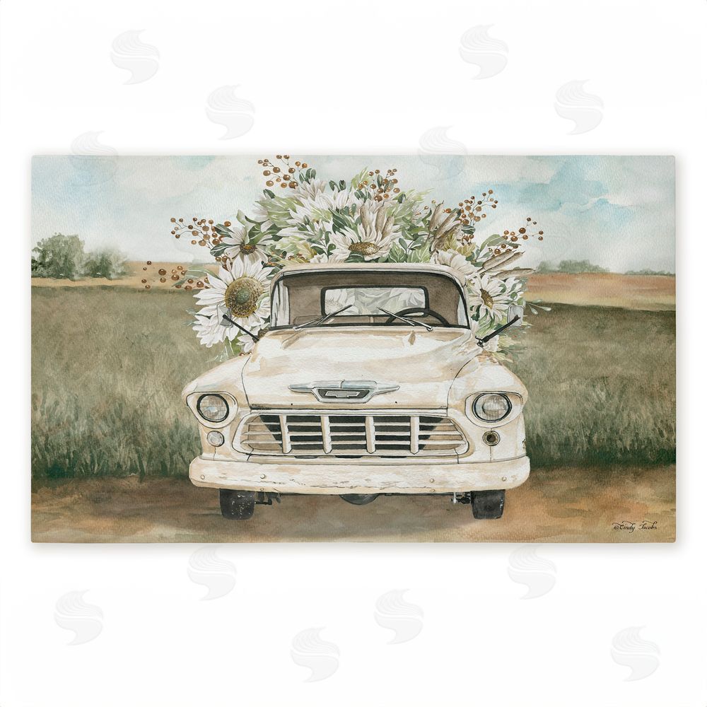 Cindy Jacobs Vintage Flower Delivery Unwoven Outdoor Door Mat