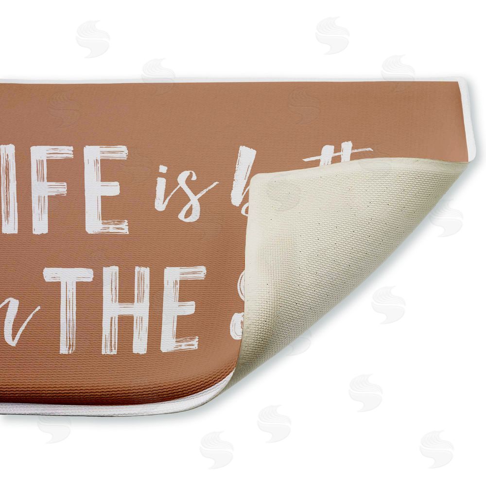 Lettered and Lined Better In The Sun Plush Bathroom Floor Mat