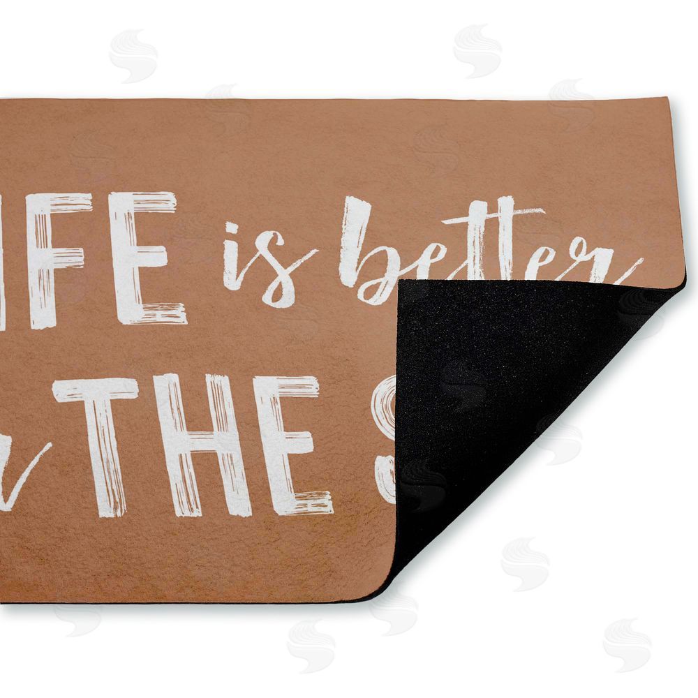 Lettered and Lined Better In The Sun Unwoven Outdoor Door Mat