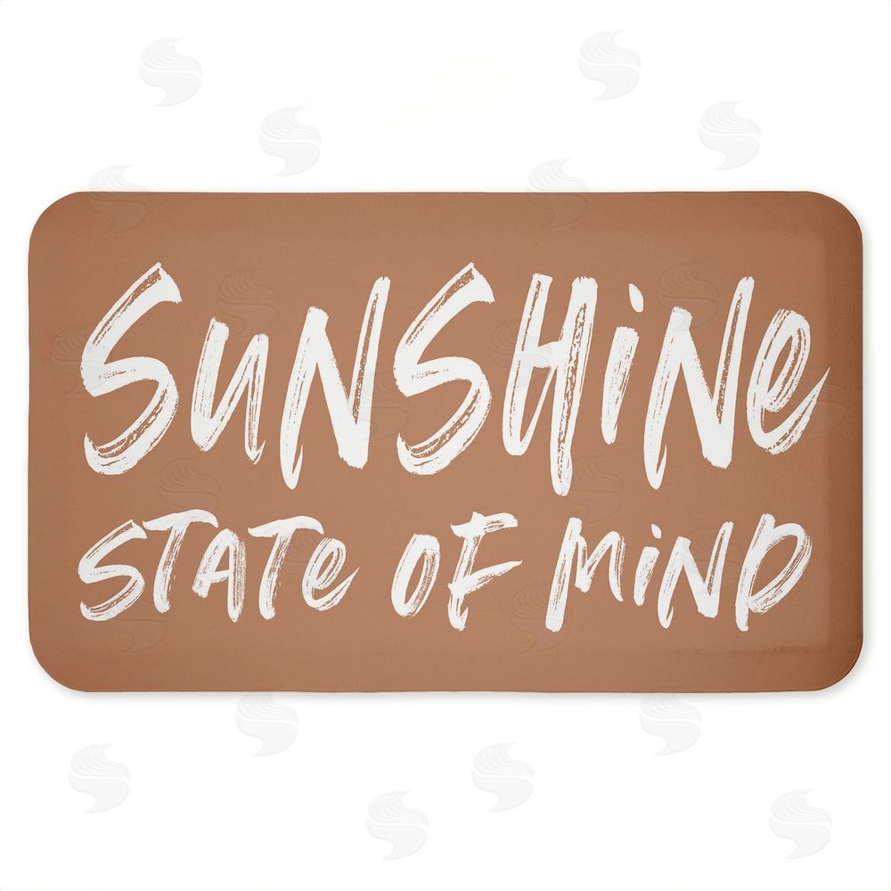 Lettered and Lined Sunshine Summer Sentiment Kitchen Floor Mat